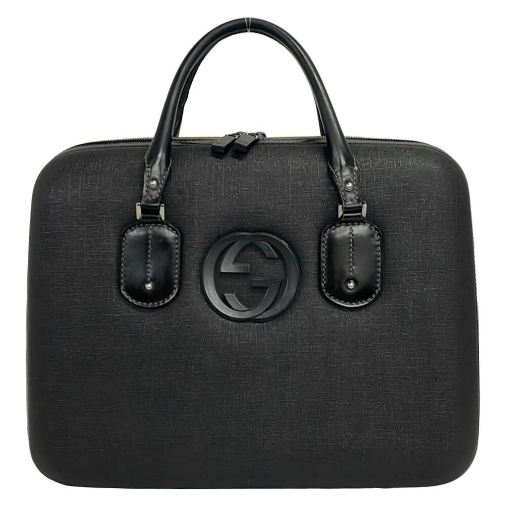 Gucci Double G Business Bag 189762 Leather PVC - Picture 1 of 9